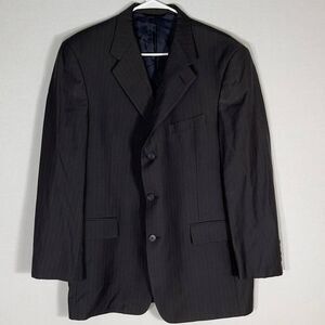 Hart Schaffner & Marx Men's Gray Striped Jacket